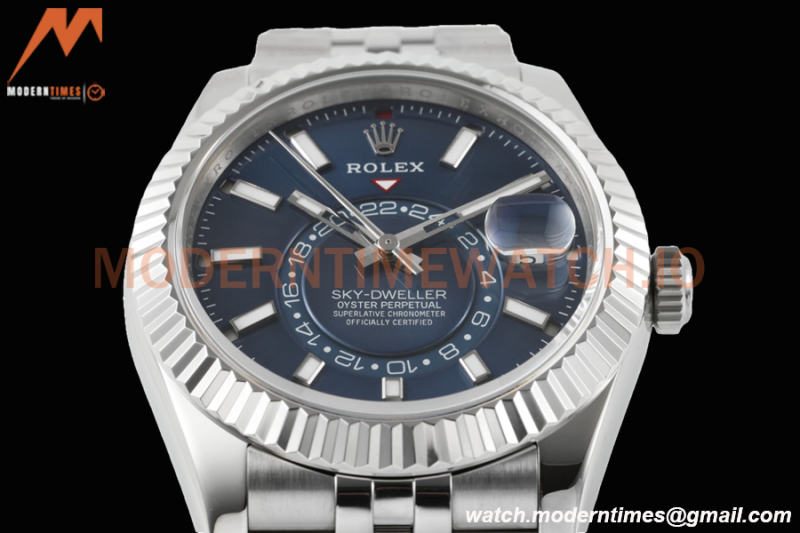 Rolex - Skydweller 42mm 326934 Jubilee SS/SS Blue ZF A2824