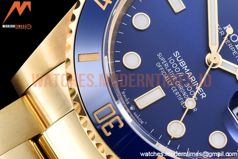 Rolex - Submariner 126618LB YG/YG Blue VSF VS3235