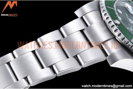 Rolex - Submariner 116610LV 904L SS/SS Green RAF A2824
