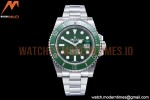 Rolex - Submariner 116610LV 904L SS/SS Green RAF SH3135