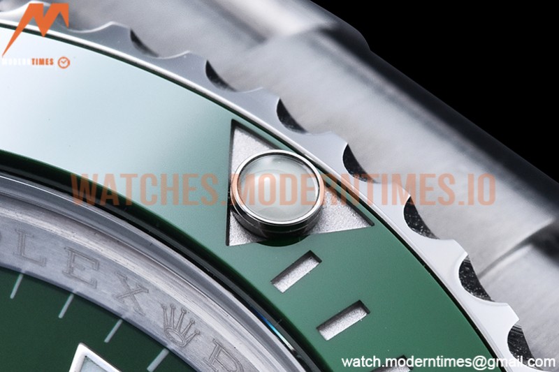 Rolex - Submariner 116610LV 904L SS/SS Green RAF SH3135
