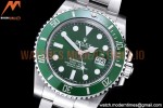 Rolex - Submariner 116610LV 904L SS/SS Green RAF SH3135
