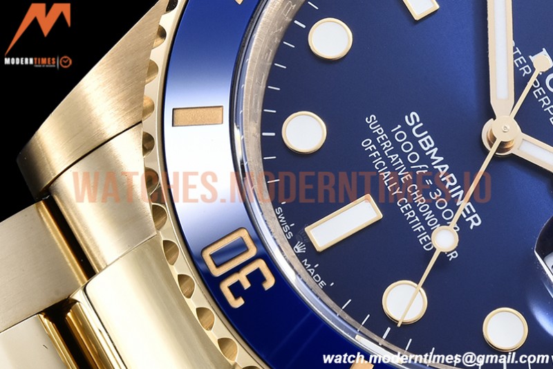 Rolex - Submariner 126618LB 904 YG/YG Blue GMF V3 VR3235