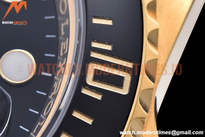 Rolex - Submariner 116618LN Wrp 904 YG/YG Black KF VR3135