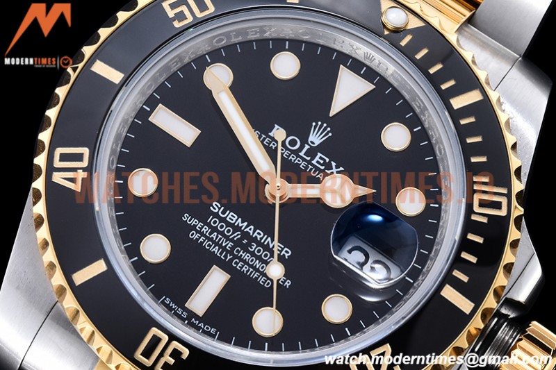Rolex - Submariner 116613LN Wrp 904 YG/SS Blk KF VR3135