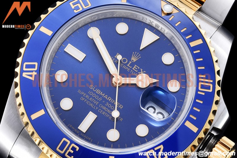 Rolex - Submariner 116613LB Wrp 904 YG/SS Blue KF VR3135