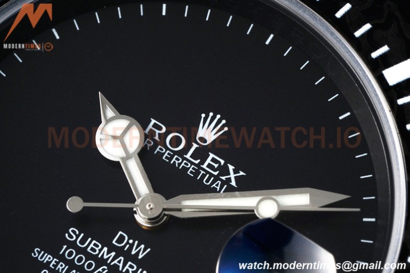 Rolex - Submariner Ghost 40mm 904L DLC/DLC Black DIWF A3135