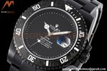 Rolex - Submariner Ghost 40mm 904L DLC/DLC Black DIWF A3135