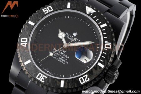 Rolex - Submariner Ghost 40mm 904L DLC/DLC Black DIWF A3135