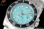 Rolex - Submariner Aquamarine 40mm 904L TI/TI Fiffany Blue DIWF A3135