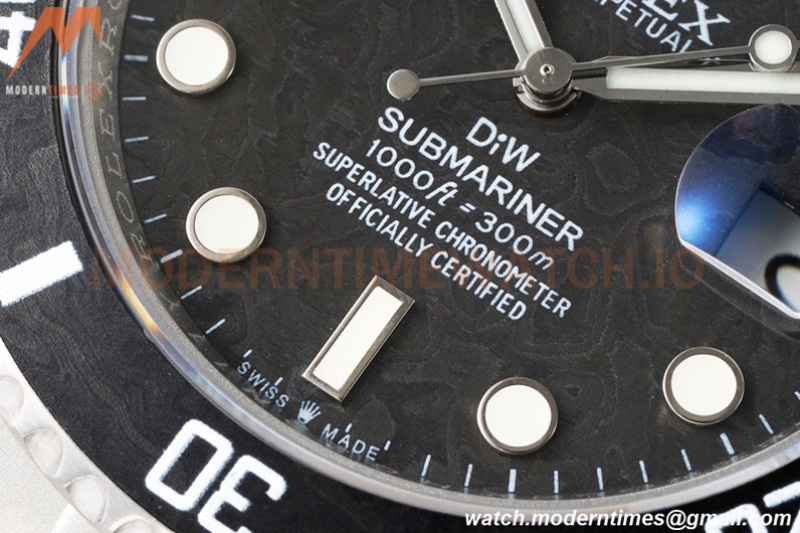 Rolex - EOC Submariner 40mm 904L TI/TI Carbon Black DIWF A3135