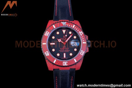 Rolex - Submariner DiW Red Carbon 40mm FC/NY Red VSF VS3135