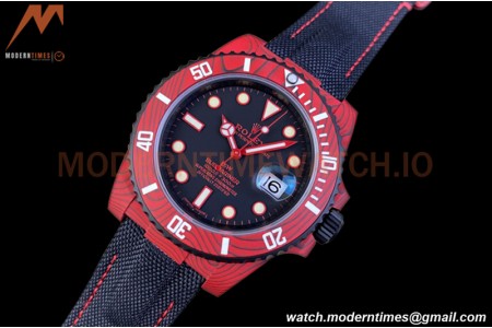 Rolex - Submariner DiW Red Carbon 40mm FC/NY Red VSF VS3135