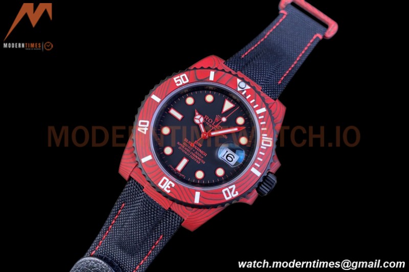 Rolex - Submariner DiW Red Carbon 40mm FC/NY Red VSF VS3135