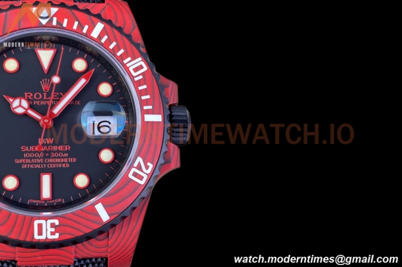 Rolex - Submariner DiW Red Carbon 40mm FC/NY Red VSF VS3135
