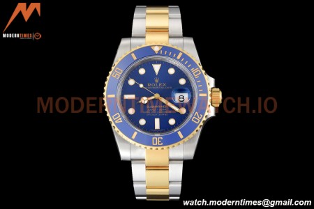 Rolex - Submariner 40mm 116613LB 904L YG/SS Blue VSF VS3135