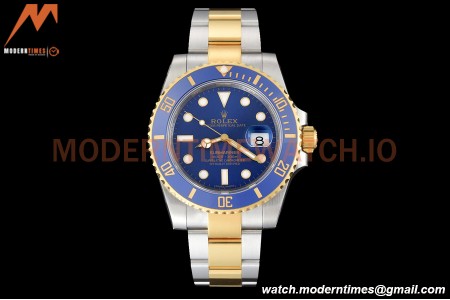 Rolex - Submariner 40mm 116613LB 904L YG/SS Blue VSF VS3135