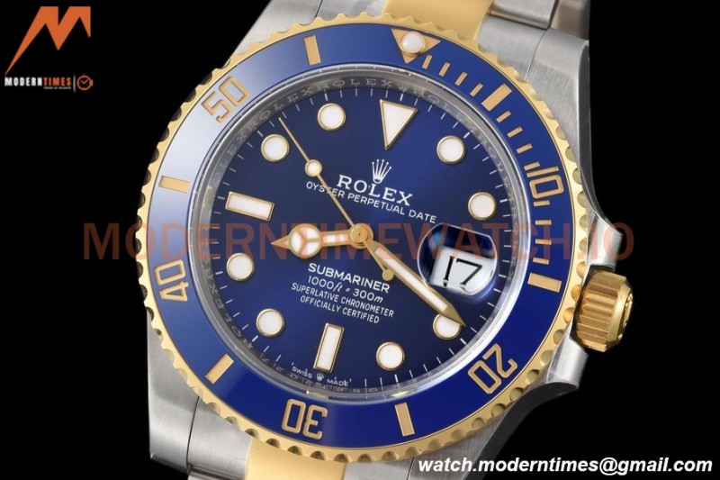 Rolex - Submariner 41mm 126613LB 904L YG/SS Blue VSF VS3235