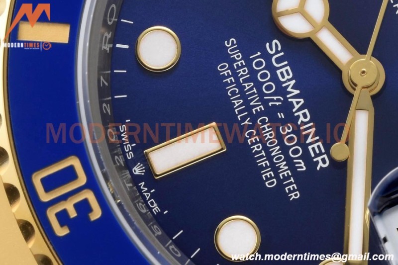 Rolex - Submariner 41mm 126613LB 904L YG/SS Blue VSF VS3235