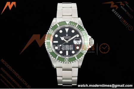 Rolex - Submariner Vintage 16610LV 904L SS/SS Black Plain Rehaut TMF VR3135 | 롤렉스 - 서브머리너 빈티지 16610LV 904L SS/SS 블랙 플레인 르호 TMF VR3135