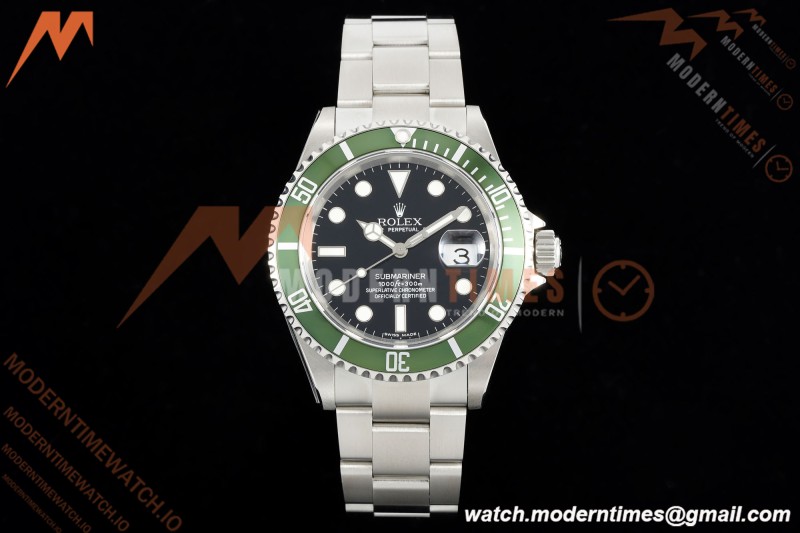 Rolex - Submariner Vintage 16610LV 904L SS/SS Black Plain Rehaut TMF VR3135 | 롤렉스 - 서브머리너 빈티지 16610LV 904L SS/SS 블랙 플레인 르호 TMF VR3135