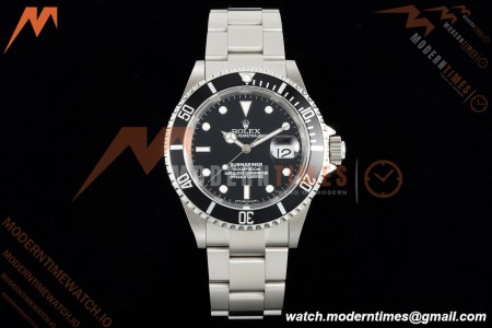 Rolex - Submariner Vintage 16610LN 904L SS/SS Black Plain Rehaut TMF VR3135