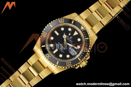Rolex - Submariner 126618LN 904L 41mm YG/YG Black THBF SH3235