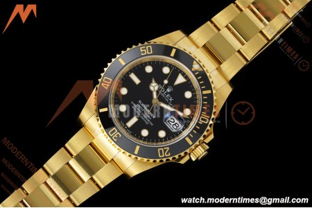Rolex - Submariner 126618LN 904L 41mm YG/YG Black THBF SH3235