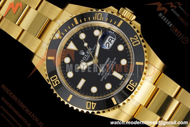 Rolex - Submariner 126618LN 904L 41mm YG/YG Black THBF SH3235