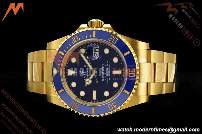 Rolex - Submariner 126618LB 904L 41mm YG/YG Blue THBF SH3235