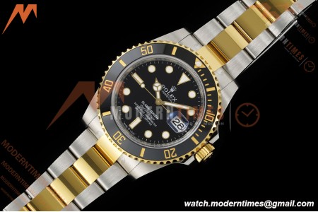 Rolex - Submariner 126613LN 904L 41mm YG/SS Black THBF SH3235