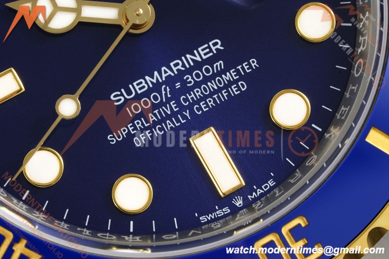 Rolex - Submariner 126613LB 904L 41mm YG/SS Blue THBF SH3235