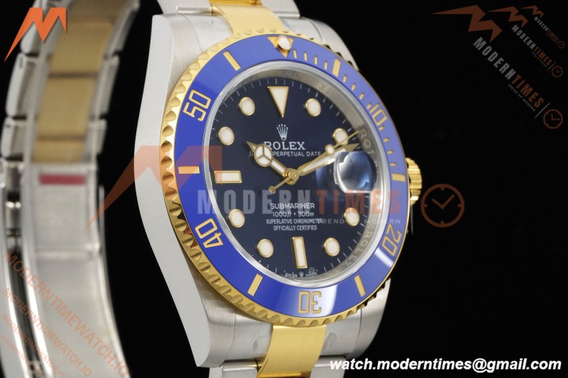 Rolex - Submariner 126613LB 316L 41mm YG/SS Blue RSF A3235