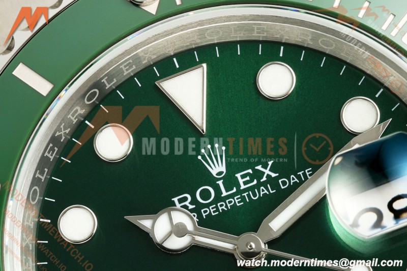 Rolex - Submariner Hulk 40mm 116610LV 316L SS/SS Green EWEF SH3135