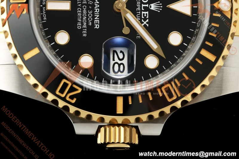 Rolex - Submariner 40mm 116613LN Gain Weight 904L YG/SS Black RCF DD3135