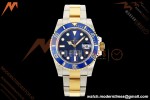 Rolex - Submariner 40mm 116613LB Gain Weight 904L YG/SS Blue RCF DD3135