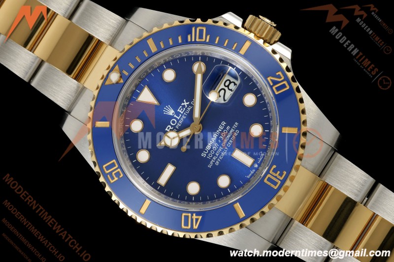 Rolex - Submariner 126613LB Gain Weight 41mm 904L YG/SS Blue RCF VR3235