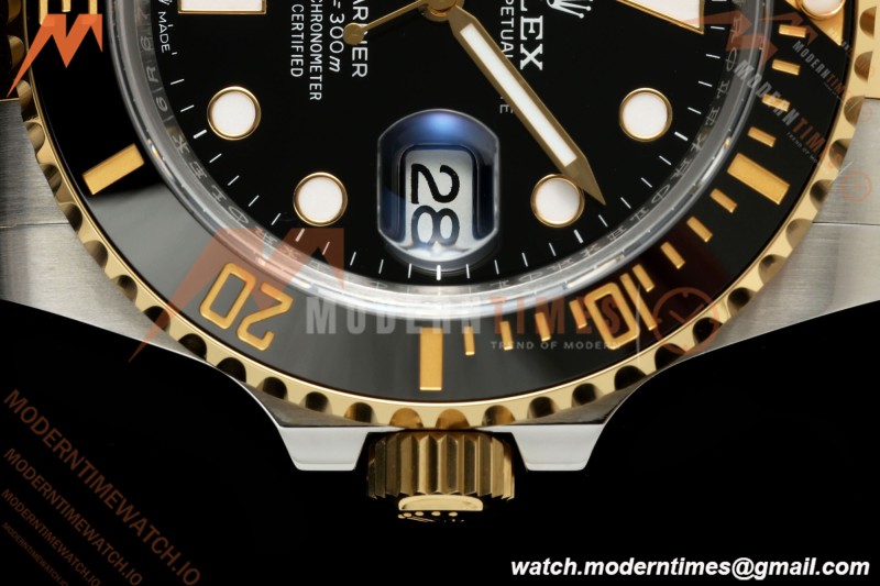 Rolex - Submariner 126613LN Gain Weight 41mm 904L YG/SS Black RCF VR3235