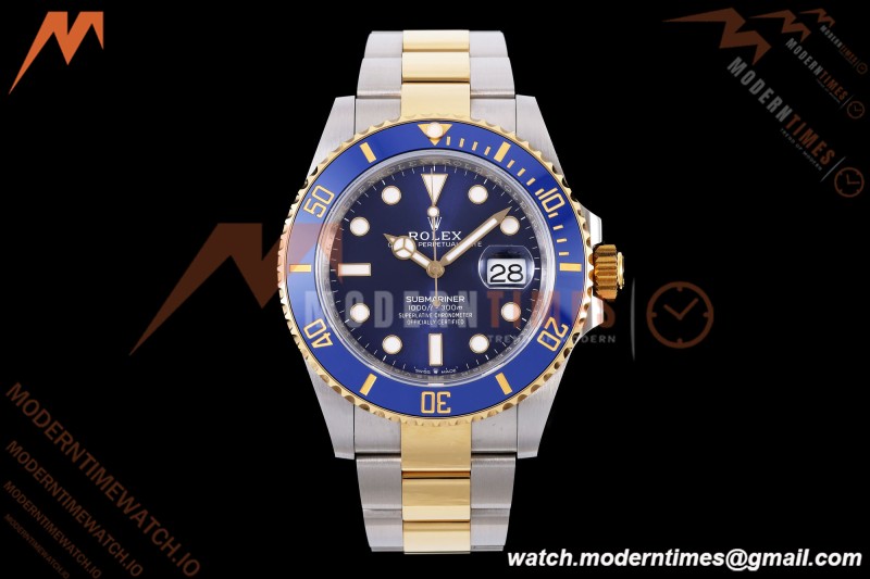 Rolex - Submariner 126613LB Gain Weight 41mm 904L YG/SS Blue ARF DD3235
