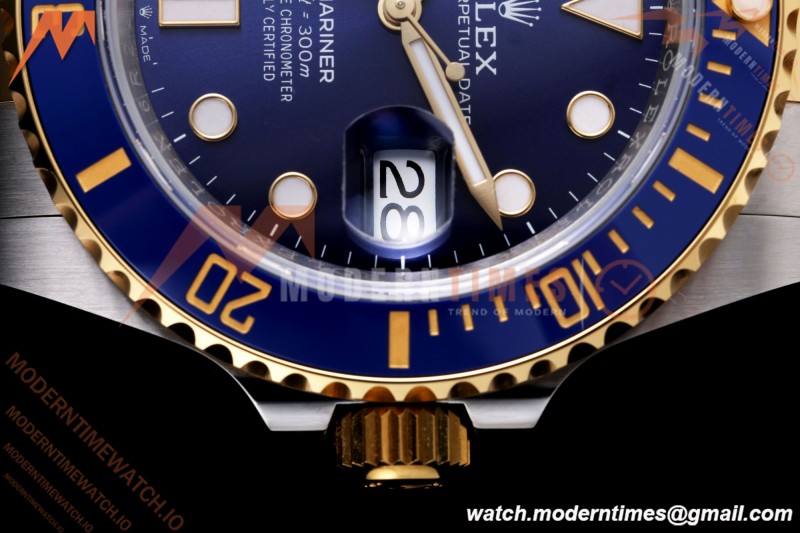 Rolex - Submariner 126613LB Gain Weight 41mm 904L YG/SS Blue ARF DD3235