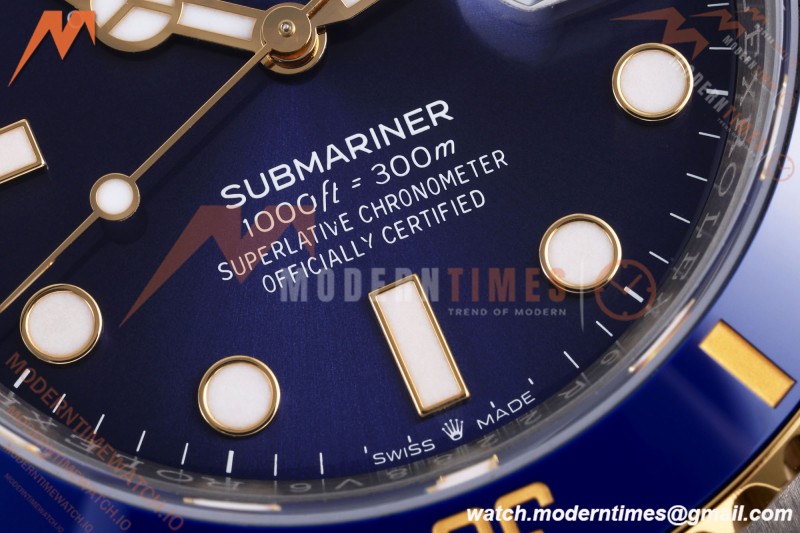 Rolex - Submariner 126613LB Gain Weight 41mm 904L YG/SS Blue ARF DD3235