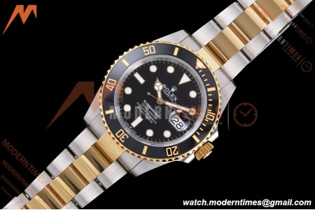 Rolex - Submariner 126613LN Gain Weight 41mm 904L YG/SS Black ARF DD3235