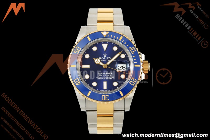 Rolex - Submariner 41mm 126613LB Gain Weight 904L YG/SS Blue VSF V2 VS3235