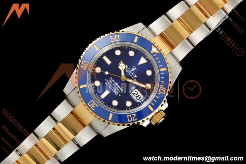 Rolex - Submariner 41mm 126613LB Gain Weight 904L YG/SS Blue VSF V2 VS3235