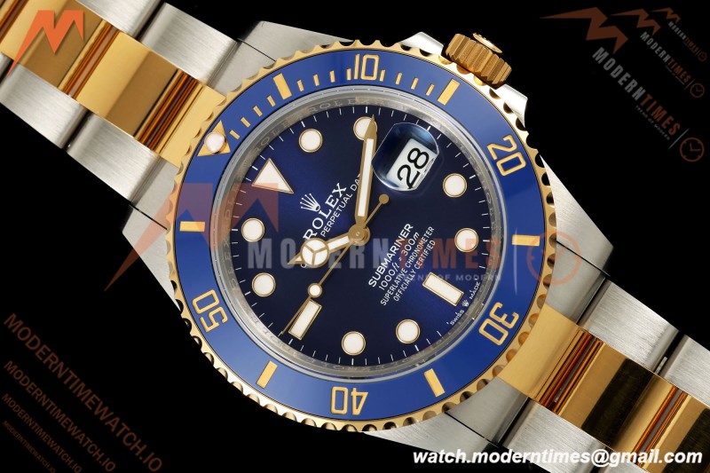Rolex - Submariner 41mm 126613LB Gain Weight 904L YG/SS Blue VSF V2 VS3235