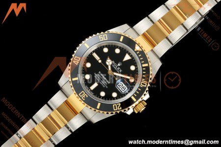Rolex - Submariner 41mm 126613LN Gain Weight 904L YG/SS Black VSF V2 VS3235