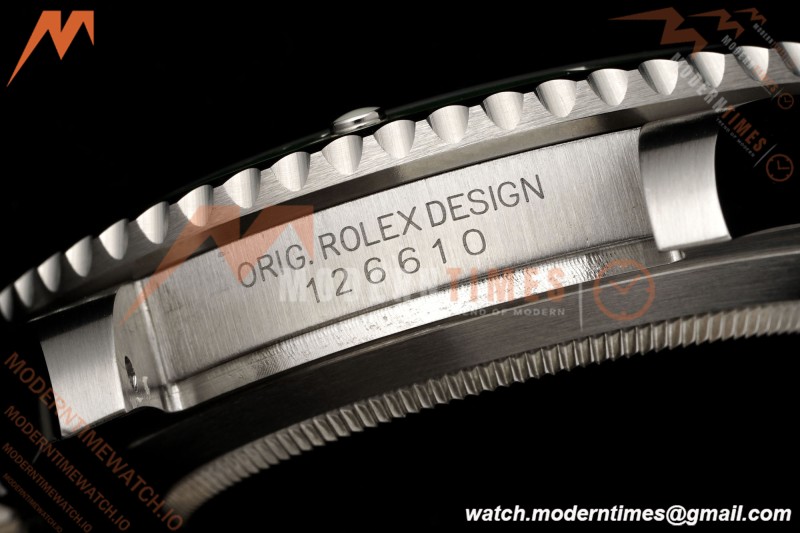 Rolex - Submariner 126610LV Kermit MK II 904L 41mm SS/SS Black ARF DD3235