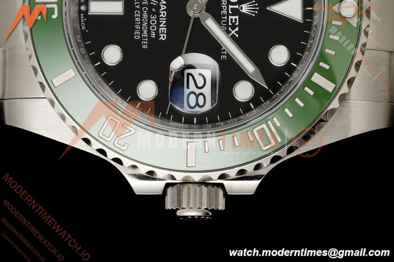 Rolex - Submariner 126610LV Kermit MK II 904L 41mm SS/SS Black ARF DD3235