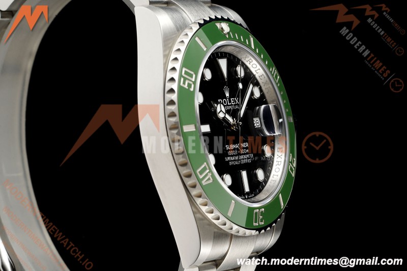 Rolex - Submariner 126610LV Kermit MK II 904L 41mm SS/SS Black ARF DD3235
