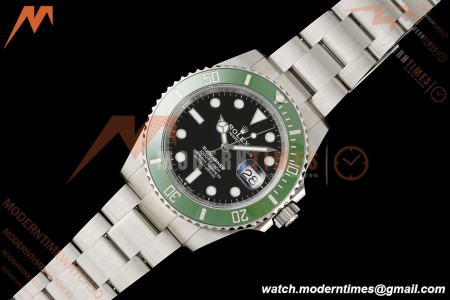 Rolex - Submariner 126610LV Kermit MK II 904L 41mm SS/SS Black ARF DD3235